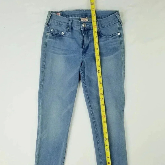True Religion Sz 27 Brooklyn Embroidered USA Flag - Picture 7 of 10